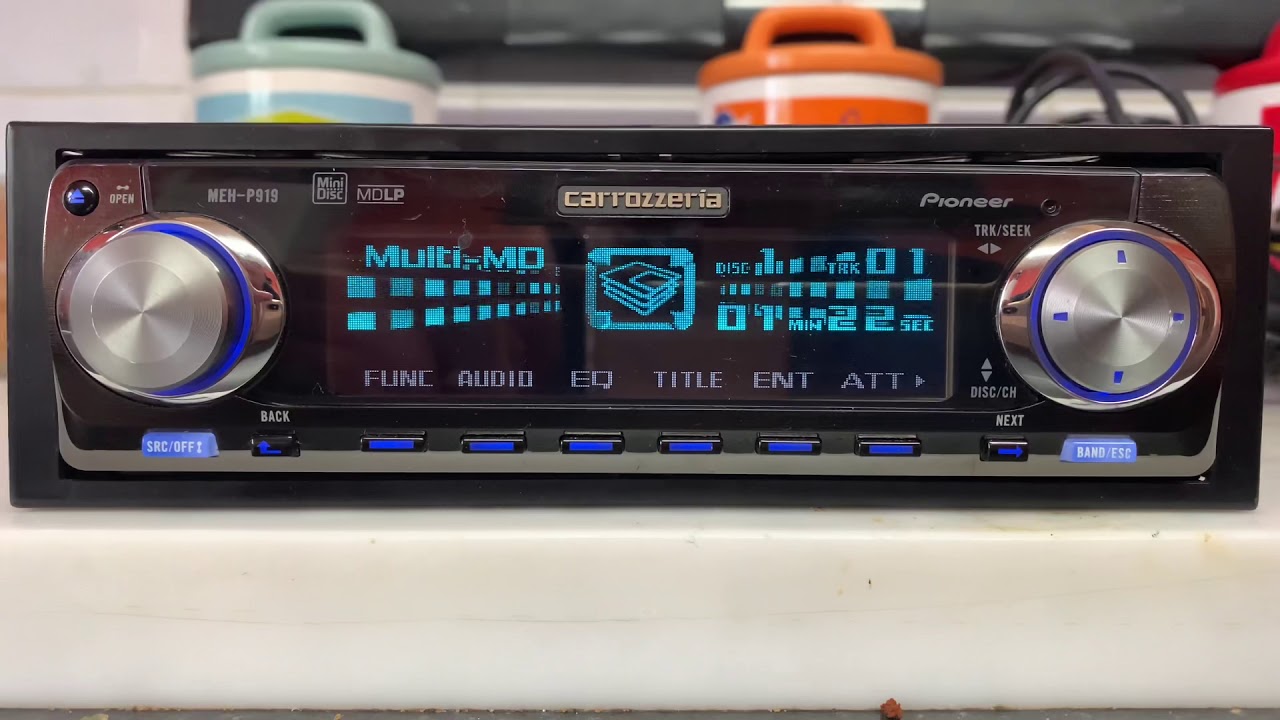Ultimate Minidisc combo by Pioneer. MEH P919 and MD P100