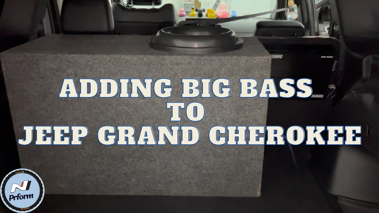 Пошаговое руководство по установке сабвуфера и усилителя SFB для Jeep Grand Cherokee Sundown X-Se...