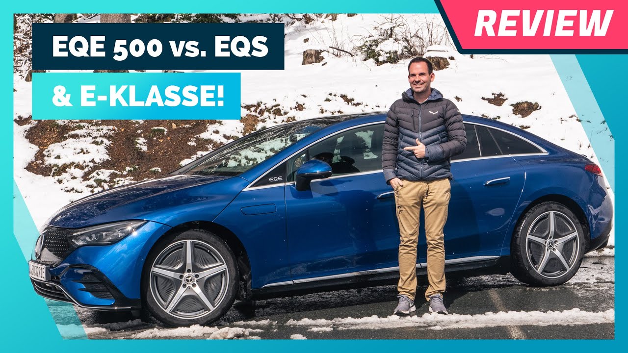 Mercedes EQE 2022 im Test: Vergleich mit EQS & E-Klasse, Review, Ladeplanung & Verbrauch