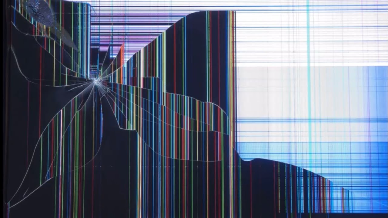 Broken screen with jump scare! 16X9 1080p