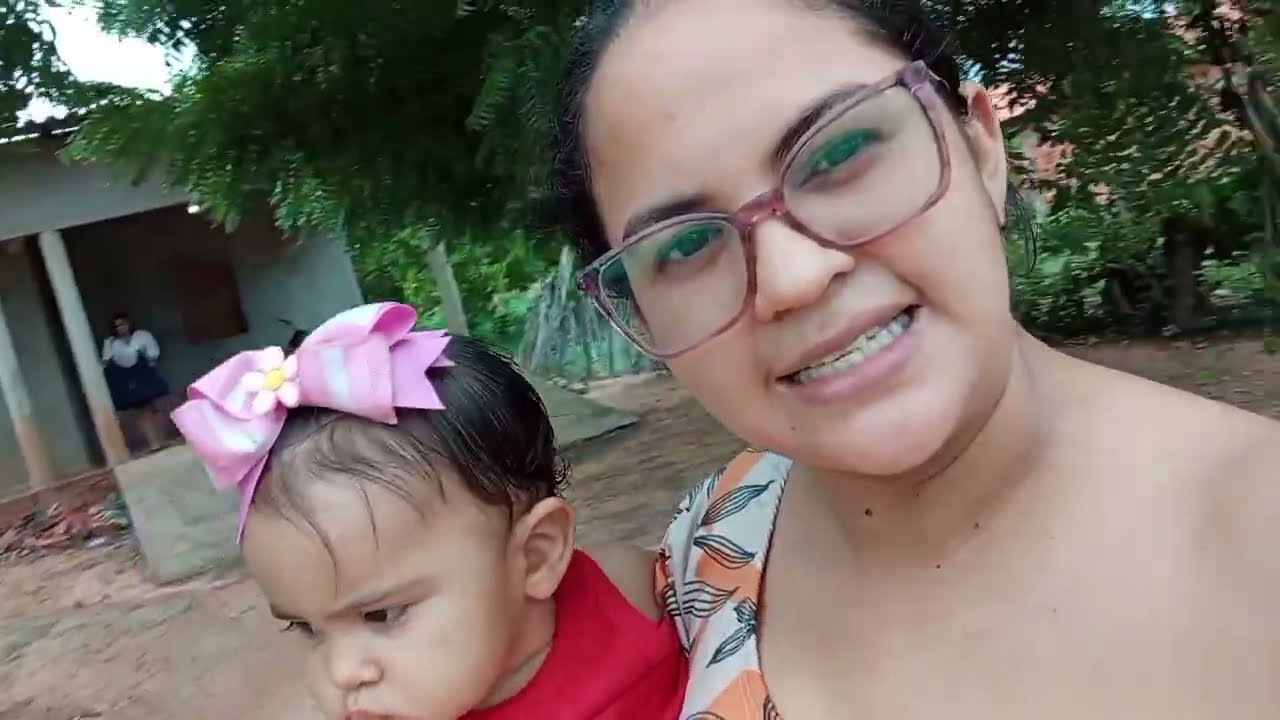 Fui visitar minha irmã mais quando cheguei lá