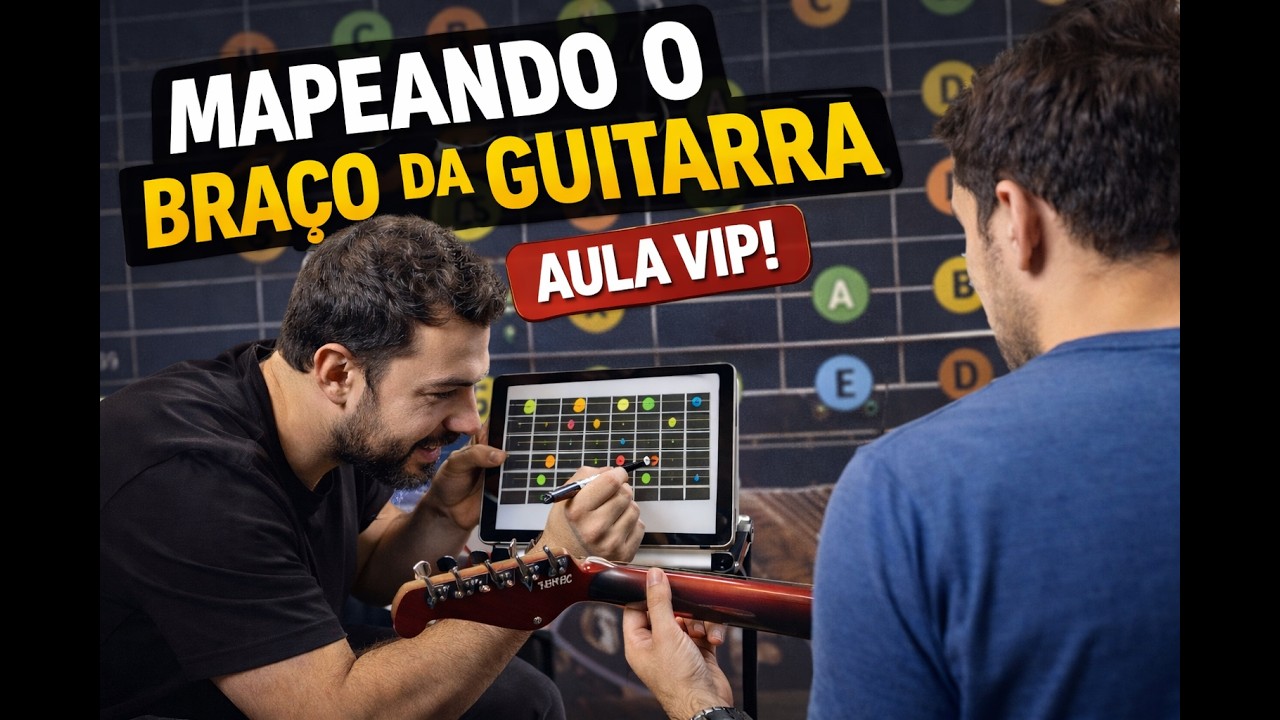 MAPEAMENTO DO BRAÇO DA GUITARRA - NANDO ABREU