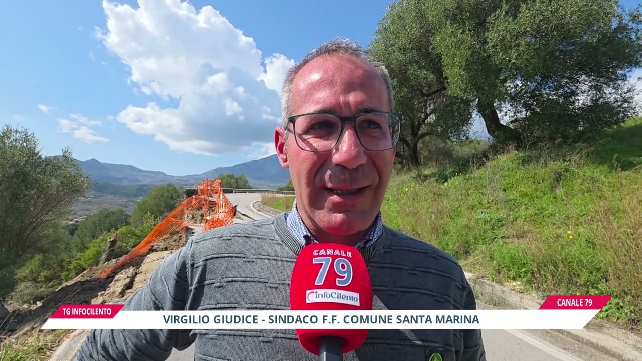 Santa Marina: crolla la Provinciale, Giudice: 