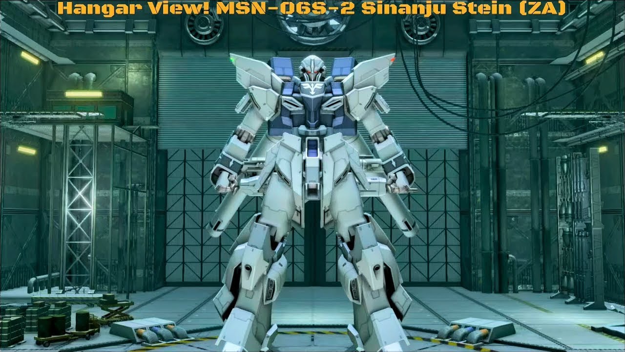 GBO2: Hangar View! MSN-06S-2 Sinanju Stein (ZA) (Standard Colors)