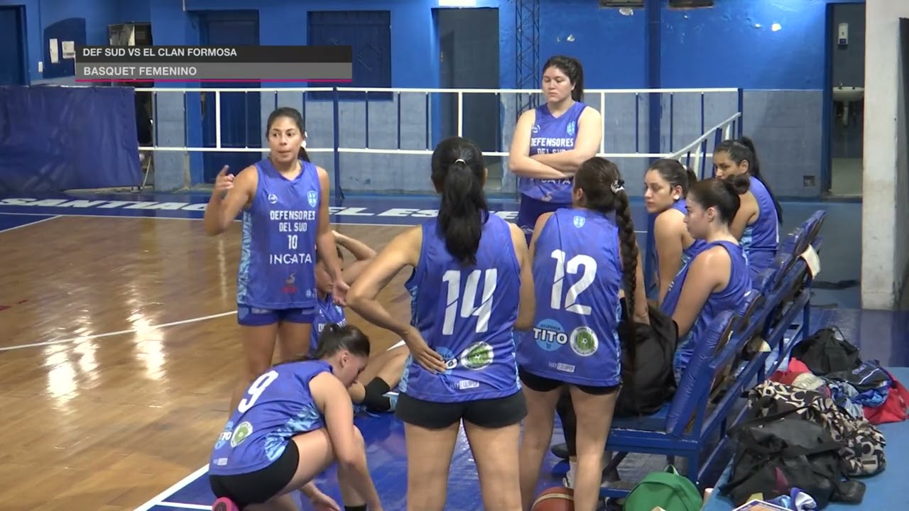 BASQUET FEMENINO 2026: CLAN DE FORMOSA VS DEFENSORES DEL SUD  Bloque 1