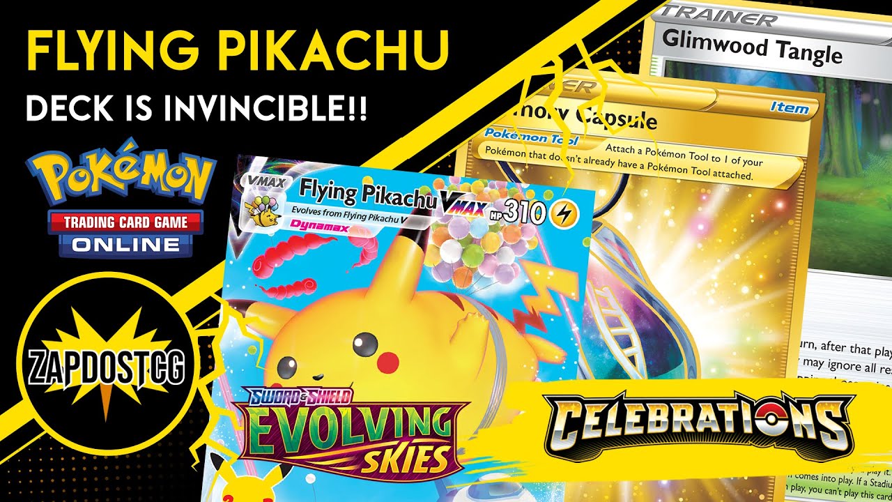 Flying Pikachu VMAX Deck Is IMMUNE TO ALL DAMAGE!! (Pokemon TCG)