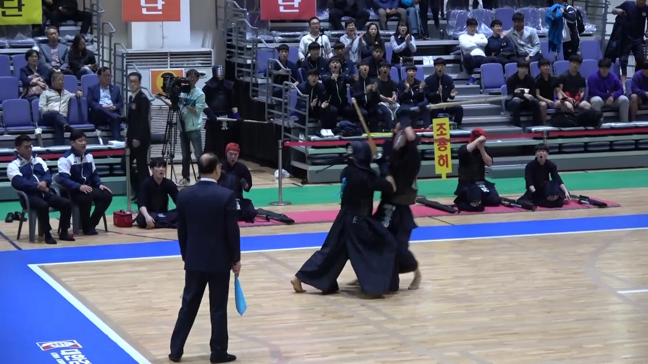 2019 전국체육대회 검도 남자대학부 8강 - 전북 vs 대전 [검도V] kendoV