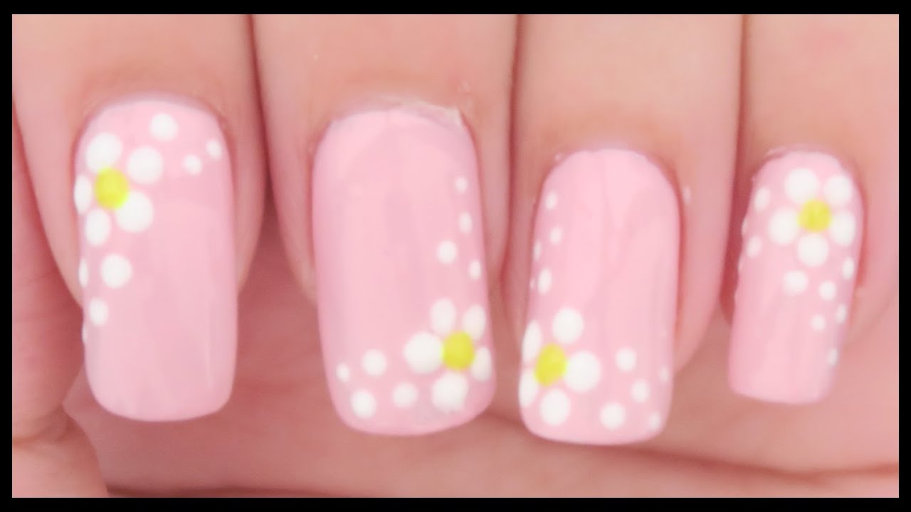 Cute & Easy Floral nail art