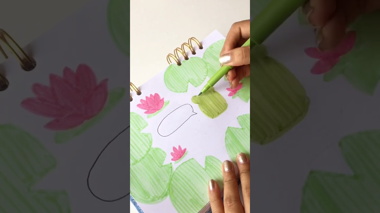 Mapa creativo 👨&zwj;🎨 con @FaberCastellPeru 💗 #shorts #studygram #plumones