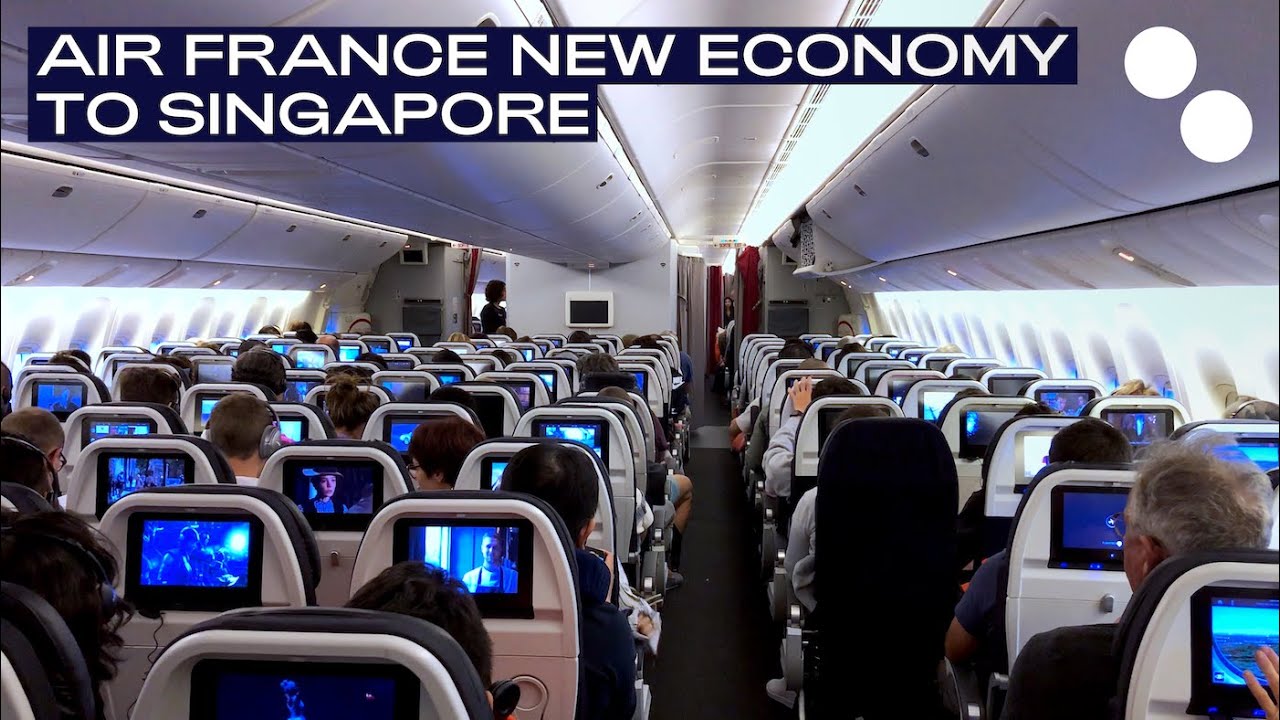 AIR FRANCE &mdash; BOEING 777-300ER ECONOMY &mdash; PARIS to SINGAPORE