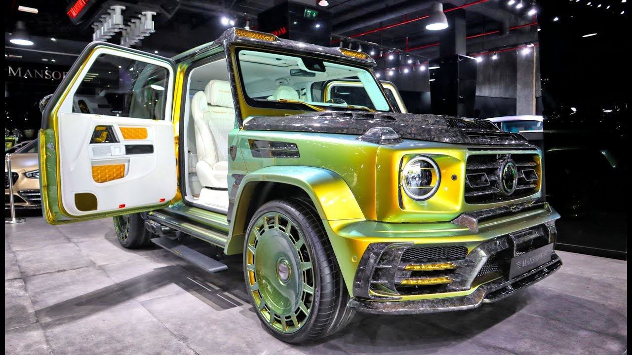 MANSORY LOUD BEAST Mercedes AMG G 63 Gronos EVO C 900HP Interior Closer Look at Mansory DUBAI