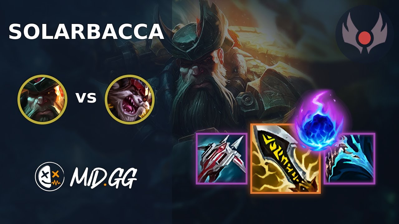 MID.GG: [ solarbacca ] Gangplank TOP vs Kled | NA GRANDMASTER | LOL Season 2025
