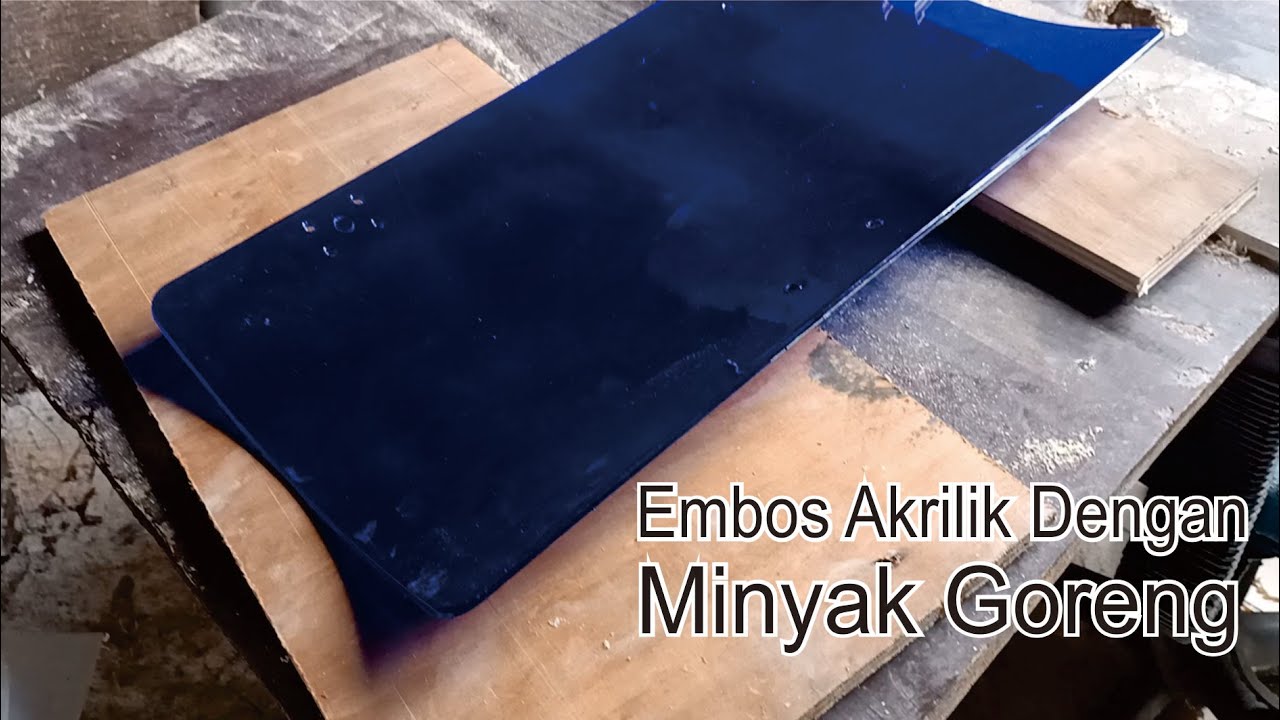 Tutorial Embos Akrilik menggunakan Minyak || Ide Akrilik || Open Akrilik || Acrylic Custom