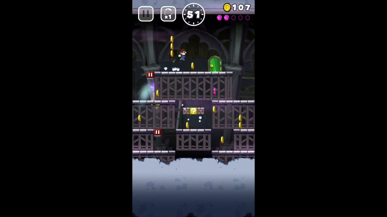 Super Mario Run World 6-2 All Pink Coins