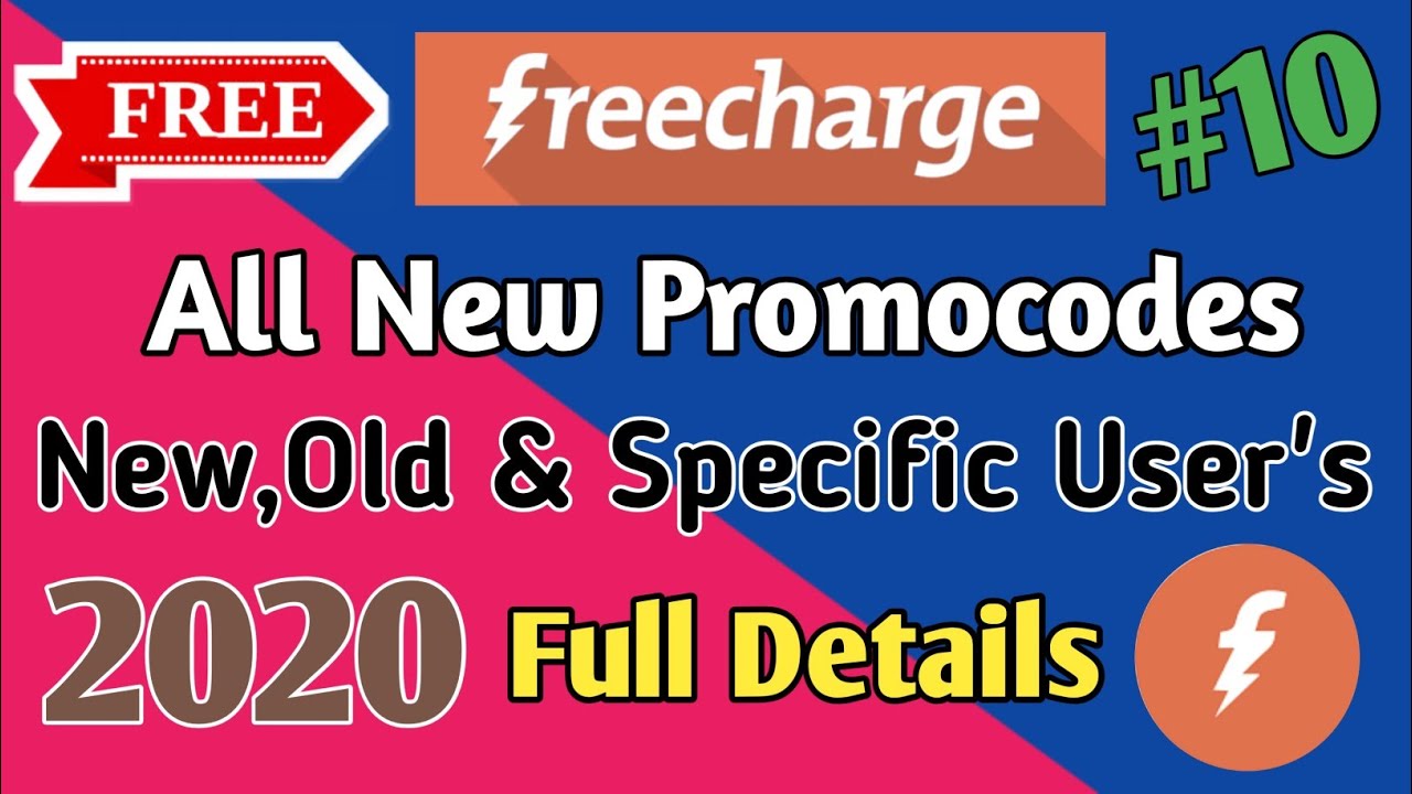 Freecharge all New Promo Code and Offers For New,Specific,Old & All Users, January 2020