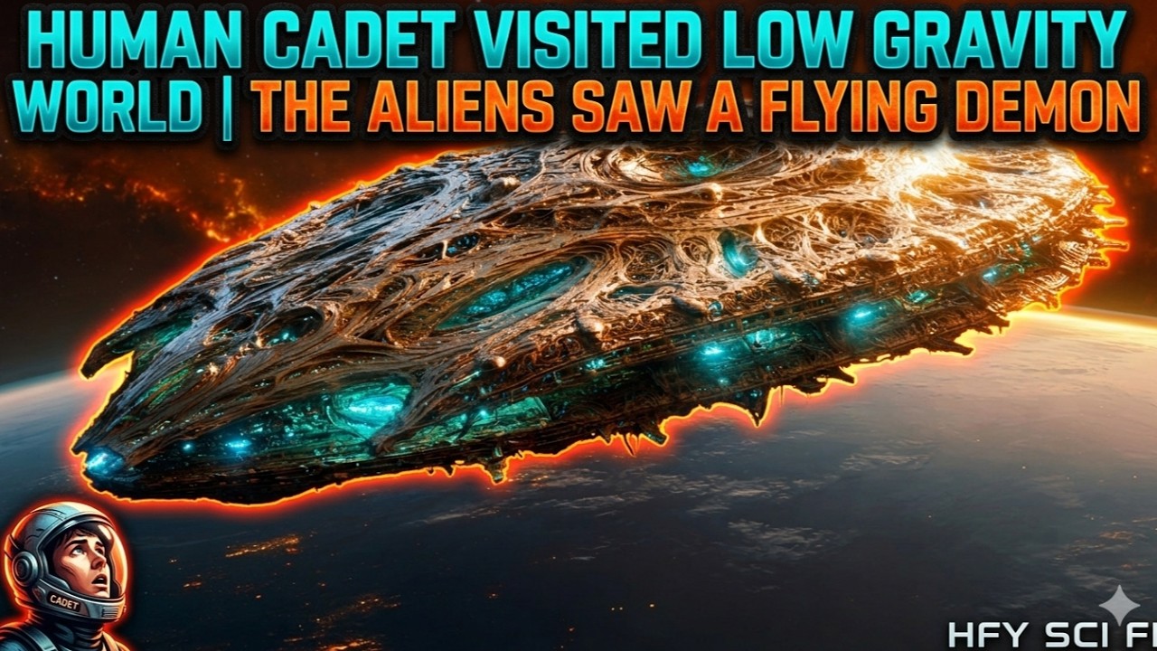 Human Cadet Visited Low Gravity World | The Aliens Saw a Flying Demon HFY Sci Fi Story