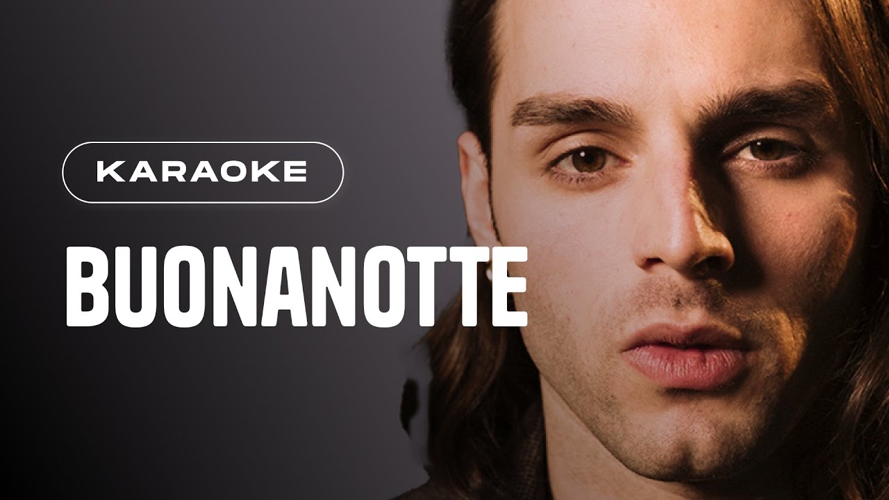 Ernia | BUONANOTTE // Piano Karaoke con Testo
