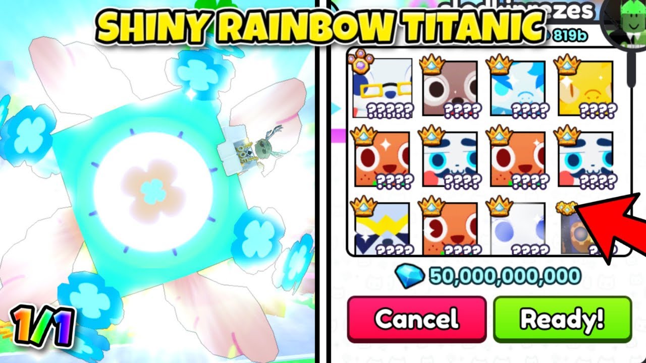 INSANE OFFERS for *1/1* Shiny Rainbow Titanic Lucki Angelus in Pet Simulator 99!