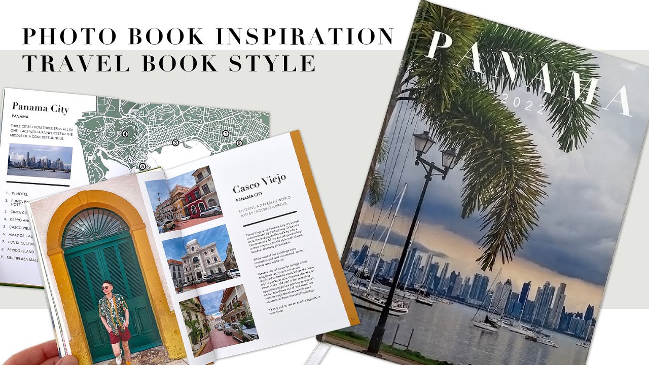 Travel Photo Book Design Inspiration - Panama DIY Hardcover Travel Book