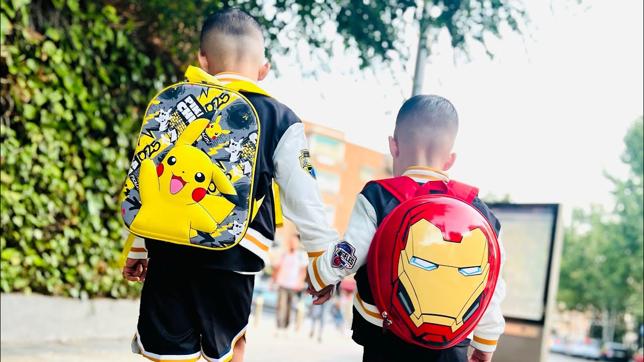 📚✏️Primer día de cole+🤍👯👯mini Tag de hermanas 😅