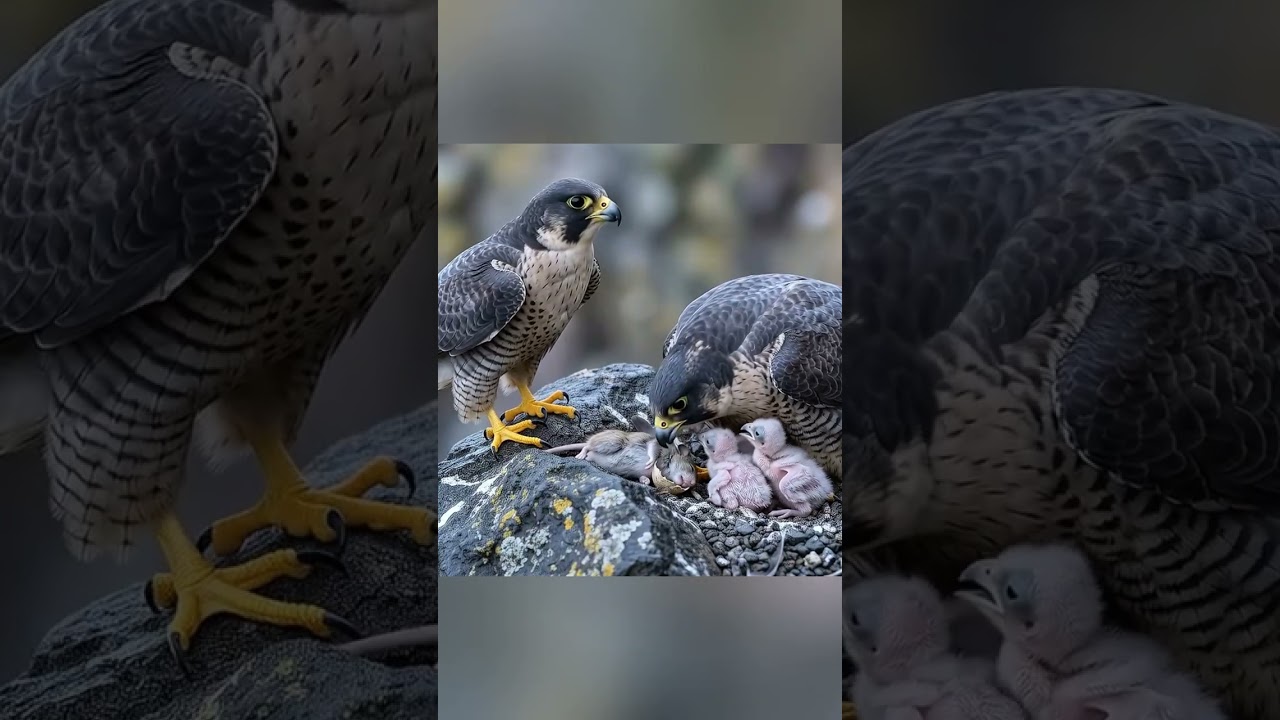 🦅🔥 85 DAYS INSIDE A PEREGRINE FALCON NEST 😱 | From Egg to First Flight