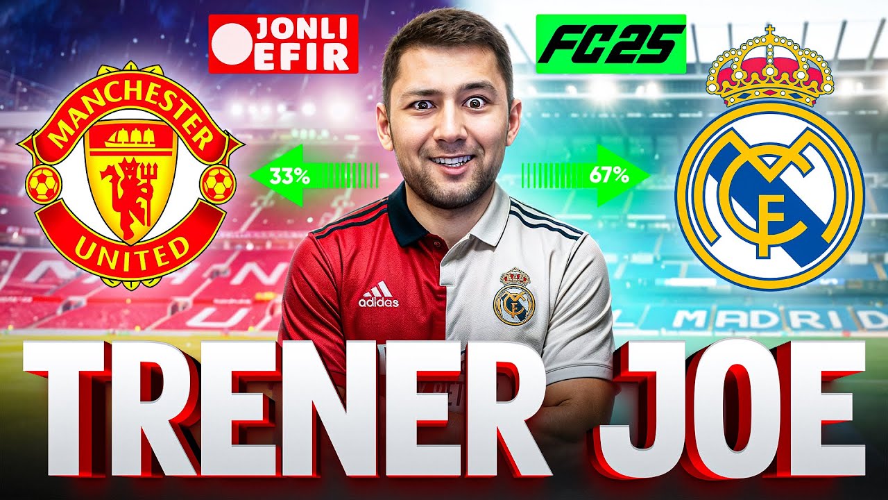 FC 25 | TRENER JOE - MANCHESTER UNITEDNI YANA BUYUK QILAMIZ | UZLIDER #1
