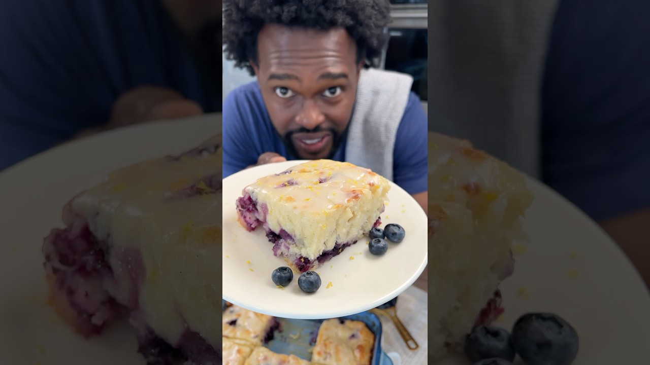 BLUEBERRY HONEY BUTTER SWIM BISCUITS! | Cook with me @ chefmikehard.com