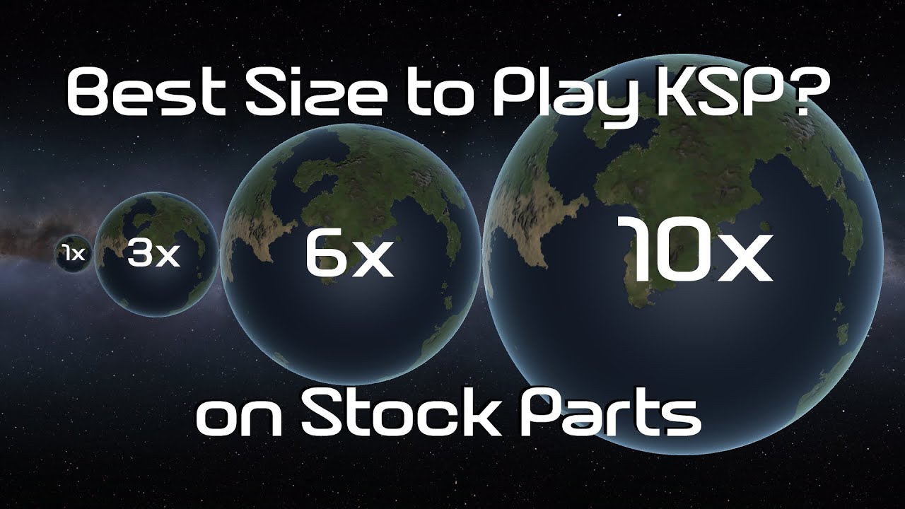 Best size to play KSP? (on stock parts)