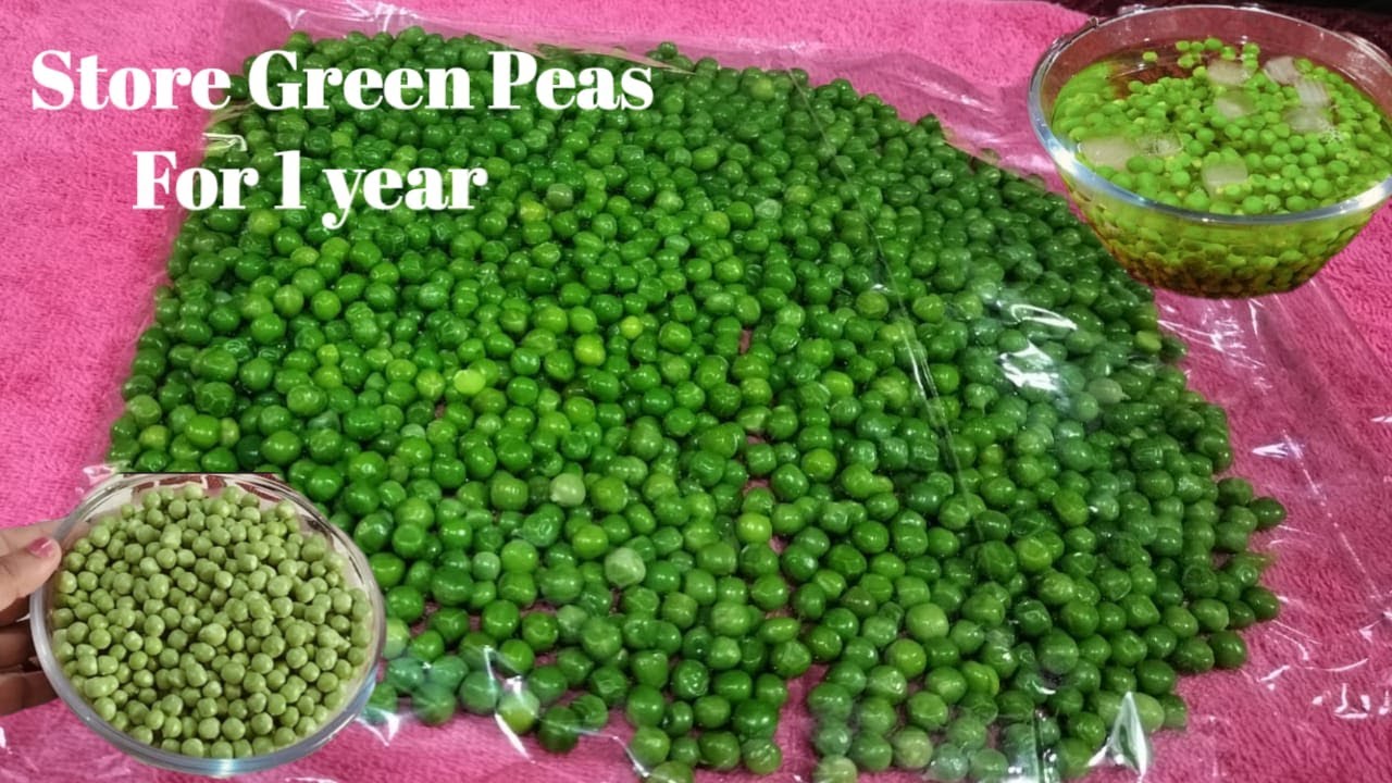 How to store Green peas For 1 year|How to store green peas|Matar Recipe|Veggies storage ideas|