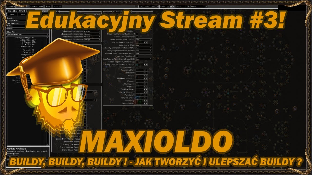 [Edukacyjny stream #3]Buildy buildy buildy. Jak tworzyć i ulepszać buildy!