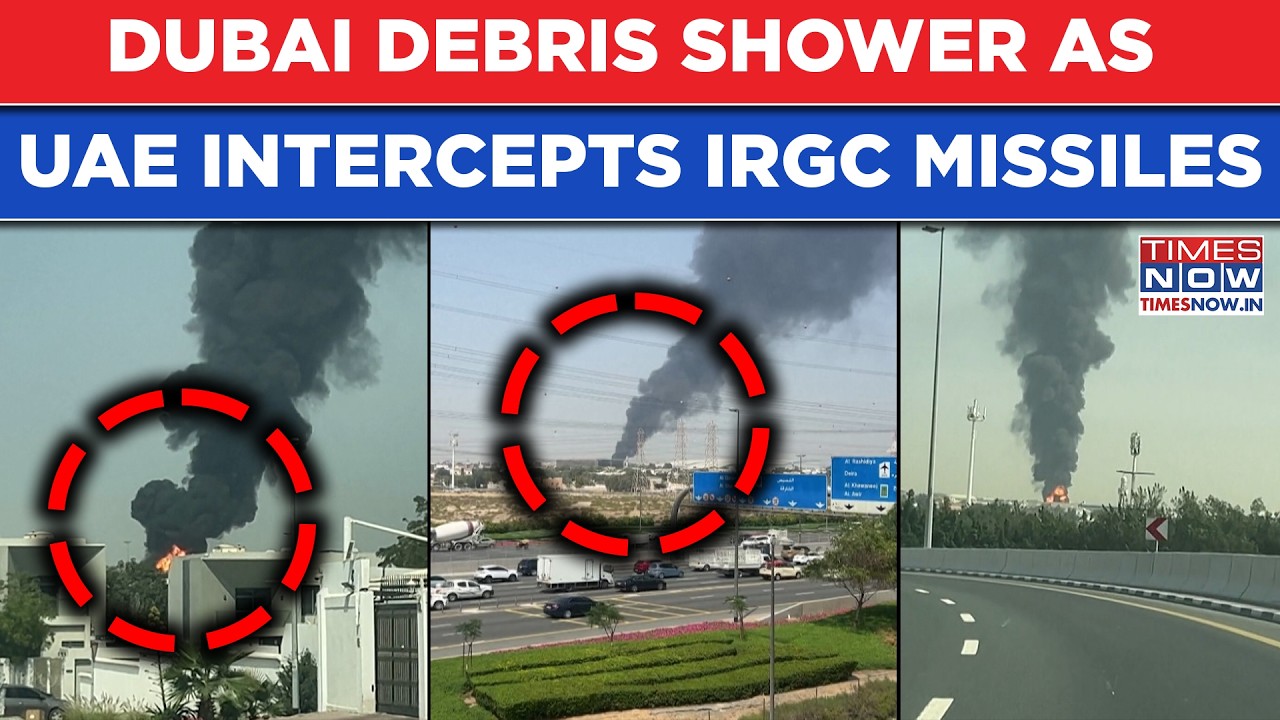 Dubai Attack Shocking Details: Debris Shower As UAE Intercepts IRGC Missiles| War Rages, Gulf Burns