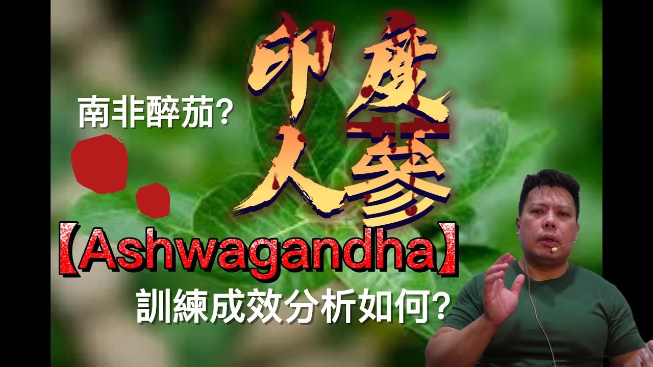 神奇的印度人蔘，也稱作南非醉茄的 Ashwagandha 對訓練成效影響
