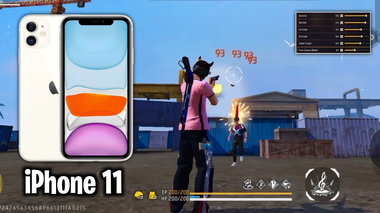Настройки хедшотов в Free Fire для iPhone 11 🔥 Настройки чувствительности в Free Fire на iPhone 11