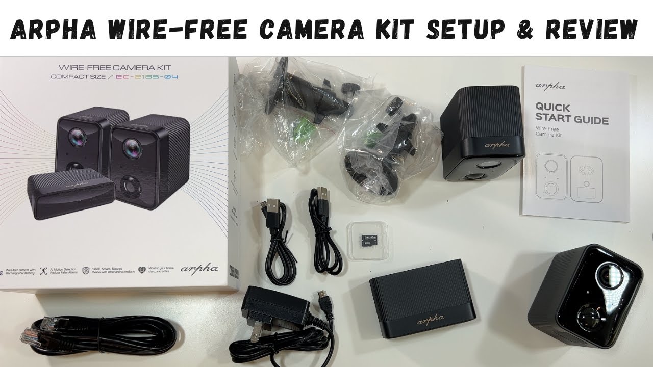 Arpha Wire Free Camera Kit Setup & Review