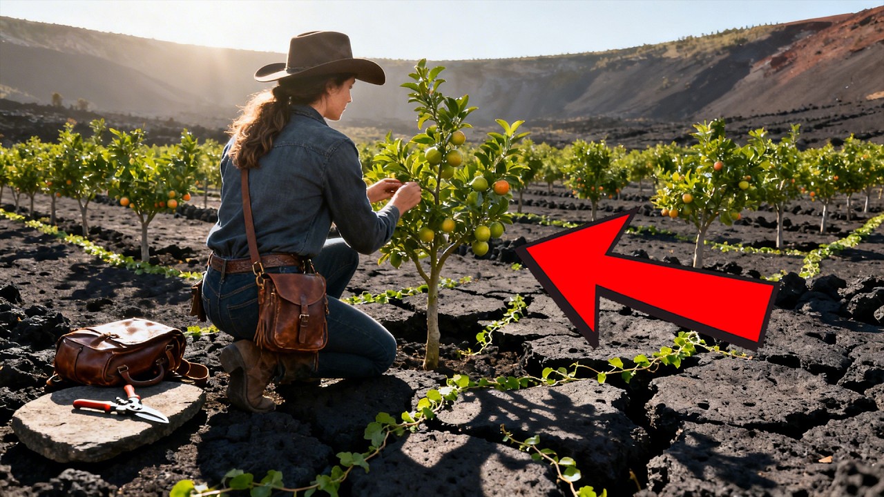 They Laughed When She Planted an Orchard in a Lava Field — Until Her Harvest Stunned Them All