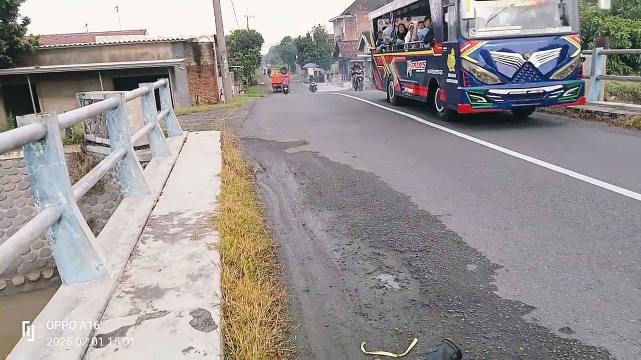 Trip pagi dari Plemahan arah pasar Tawang kediri