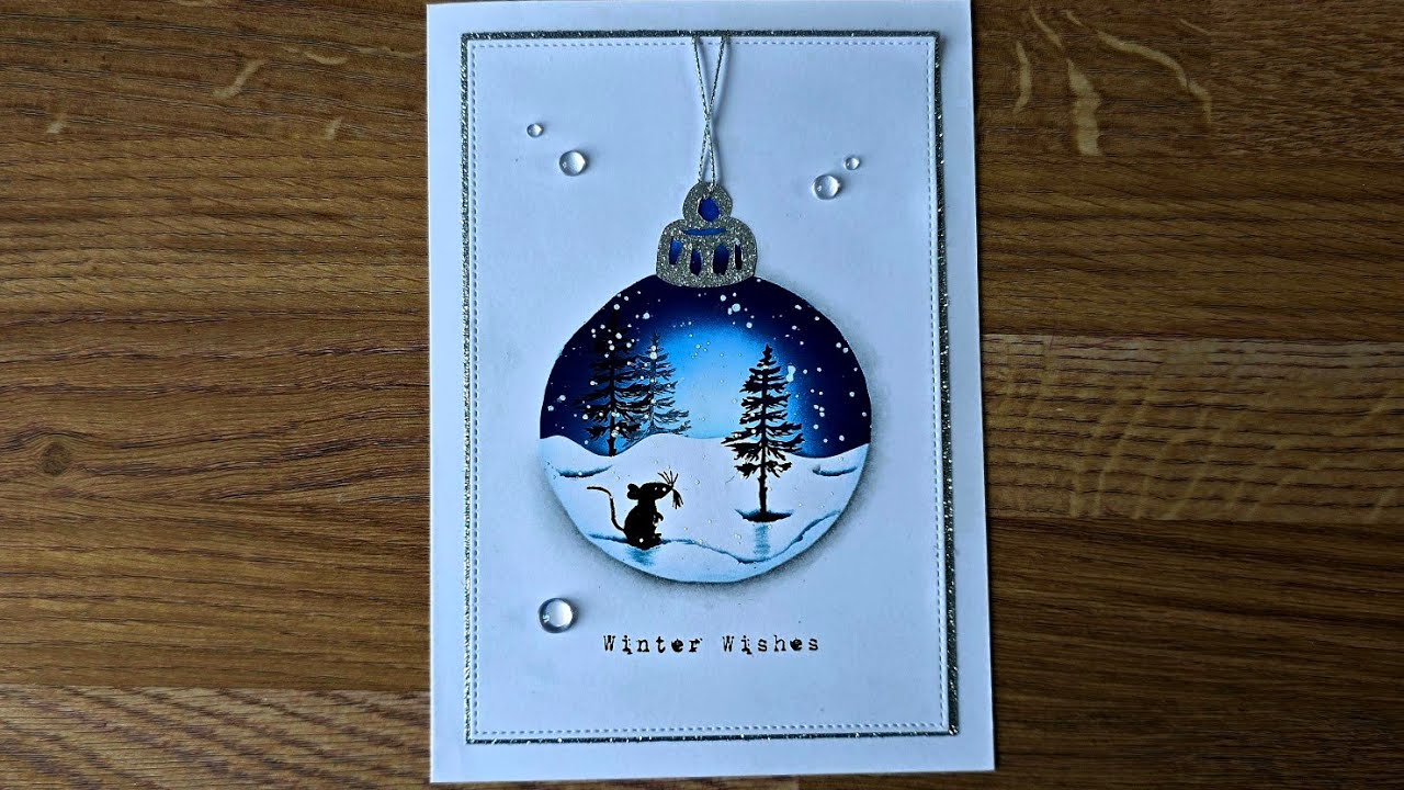 😍 HOW TO MAKE A FLAT CARD LOOK 3D 😍 #tracyevansboutiquedesigns #baubles #cardmaking 