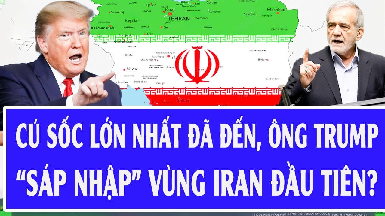 Chiến sự Mỹ - Iran 10/3: Cú sốc lớn nhất đã đến, ông Trump “sáp nhập” vùng Iran đầu tiên?