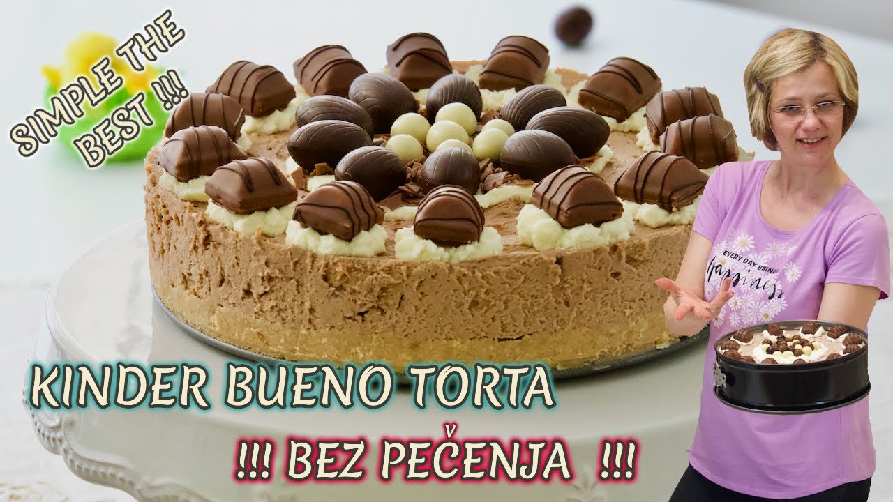 Zašto je KINDER BUENO torta BEZ PEČENJA najbolji ČOKOLADNI CHEESECAKE koji ćete ikada probati?!