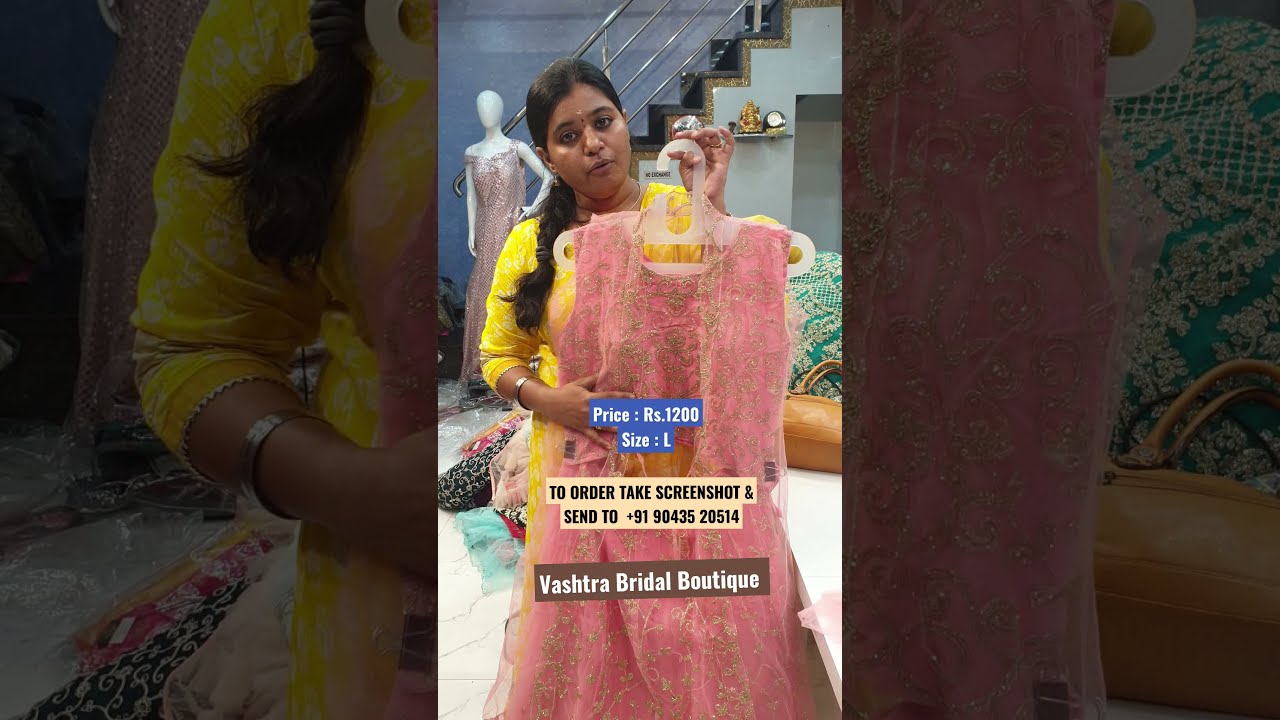 Rs.1200/- Crop Top | Vashtra Bridal Boutique |  Chennai | Just Know Fashion