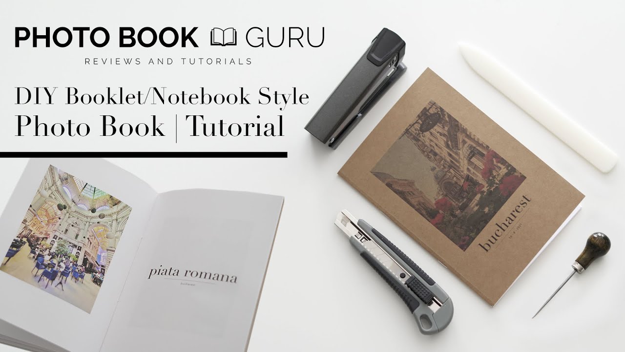 How to make an Easy DIY Booklet Style Photo Book | Tutorial