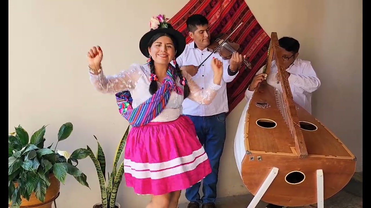 🌺Anais Palomino🌺  Huayno Arpa y violín Tema: Soy Ayacuchana❤️