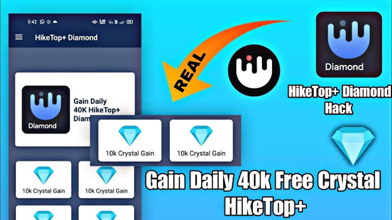Hiketop+ Hack Version | Unlimited Crystal In Hiketop+