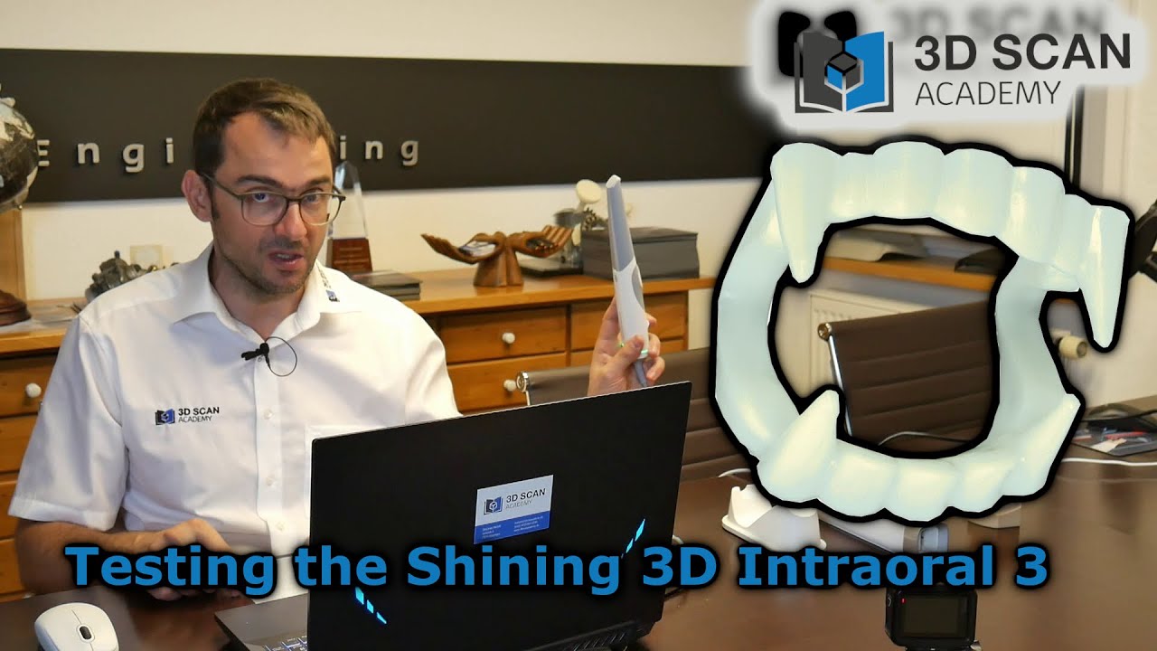 Тестирование внутриротового 3D-сканера Shining 3D — краткий обучающий материал.