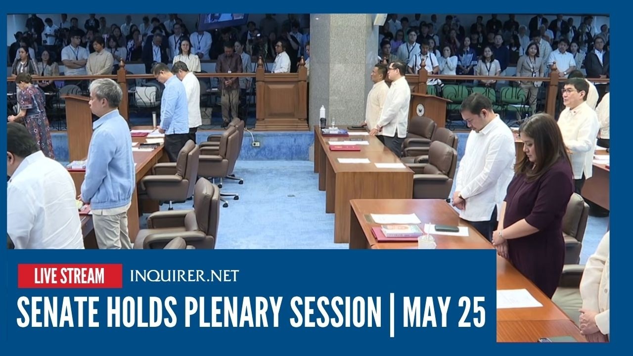 LIVE: Senate holds plenary session | May 25