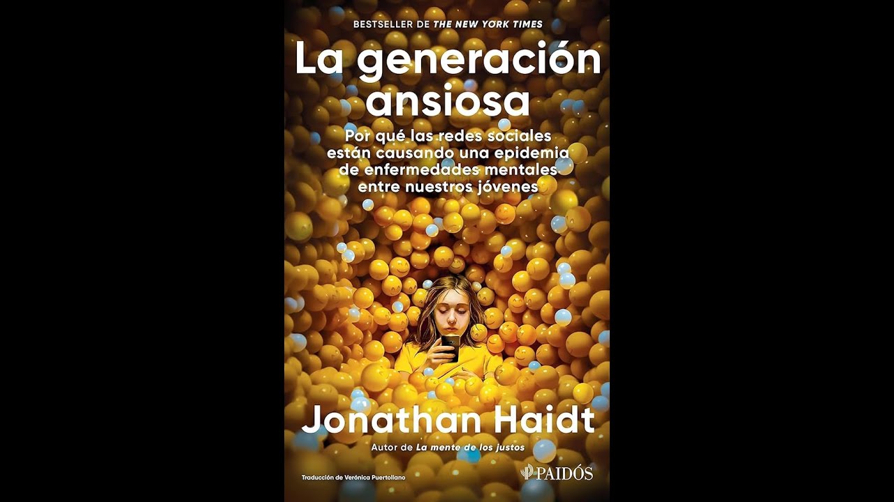 La Generación Ansiosa - Jonathan Haidt #saludmental #generaciónz #educacion #psicologia #libros
