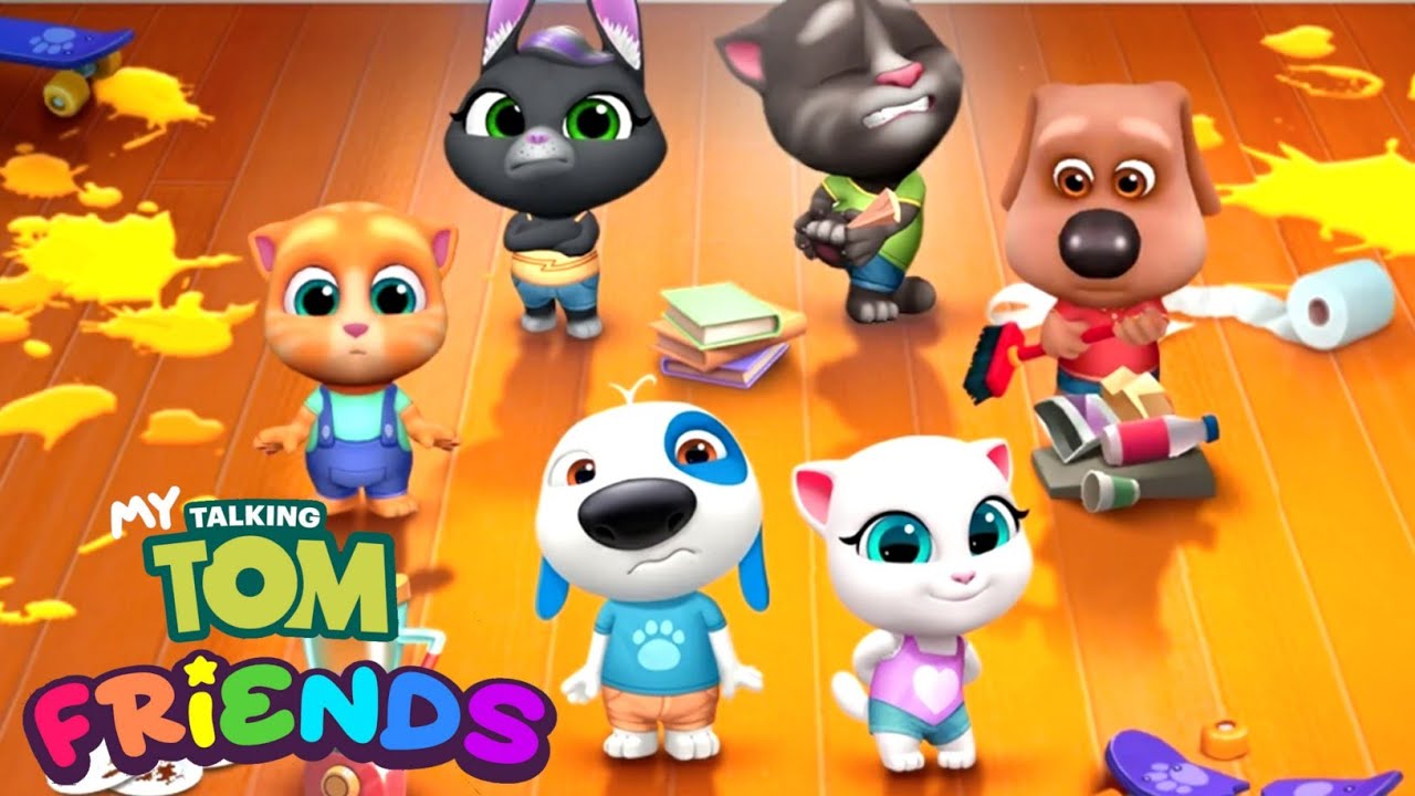 ​My Talking Tom & Friends 2 | New Rakoonz Adventure - Full Gameplay | Tom New Update & Rakoonz Chase