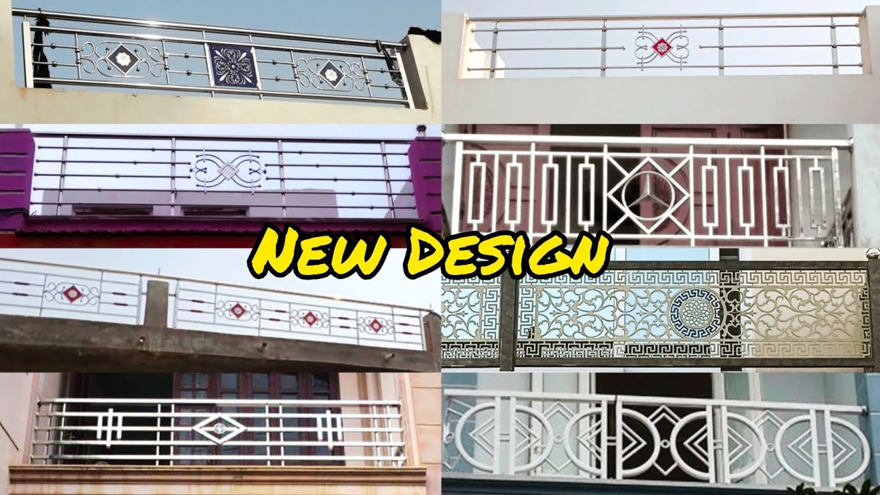 Top-30 Modern Stainless Steel Balcony Railing Design 2025 || Steel Balcony Grill Design For House ||