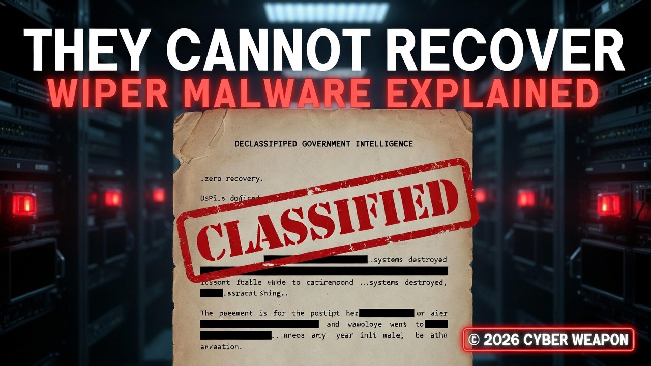 Wiper Malware: The Silent Digital Weapon Destroying Governments in 2026!
