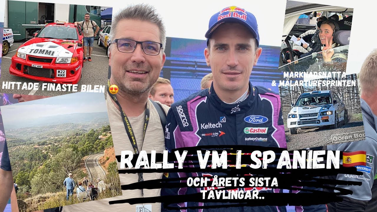 Rally-VM i Spanien, och årets sista tävlingar! 🏆